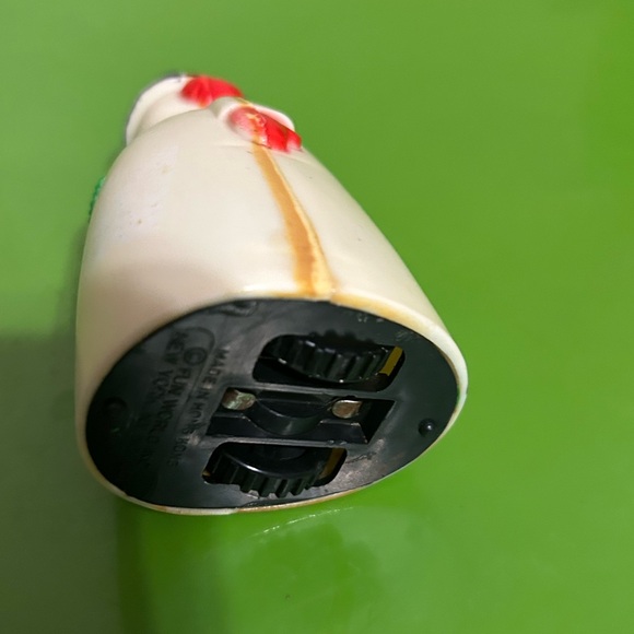 Vintage Snowman Christmas Rolling Push Toy on Wheels by Fun World Inc. - Picture 9 of 9